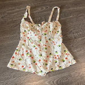 Verge Girl cami bustier tank top blouse